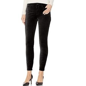 Paige Hoxton Ankle Black Overdye Velvet Skinny
